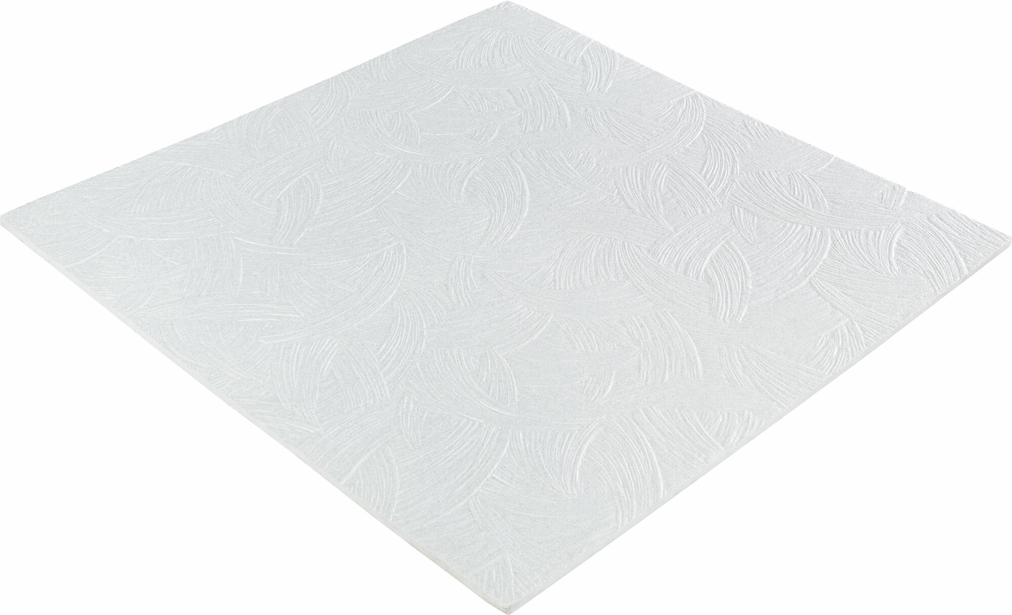 Плита потолочная инжекционная бесшовная полистирол белая Аврора 50 x 50 см 2 м - фотография № 3