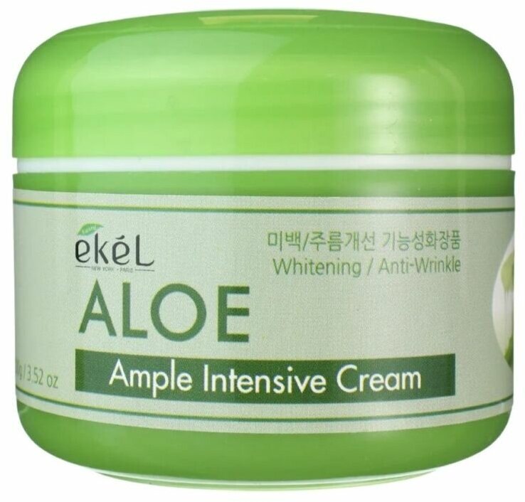 Ekel Крем для лица интенсивно увлажняющий с экстрактом алоэ / Ample Intensive Cream Aloe, 100 мл