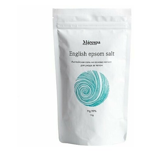 Соль для ванны English epsom salt на основе магния 1000 г