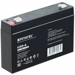 Аккумуляторная батарея Pitatel HR9-6 для ИБП, детского электромобиля, мотоцикла, опрыскивателя, эхолота, AGM VRLA 6V 9Ah - изображение