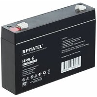 Аккумуляторная батарея Pitatel HR9-6 для ИБП, детского электромобиля, мотоцикла, опрыскивателя, эхолота, AGM VRLA 6V 9Ah