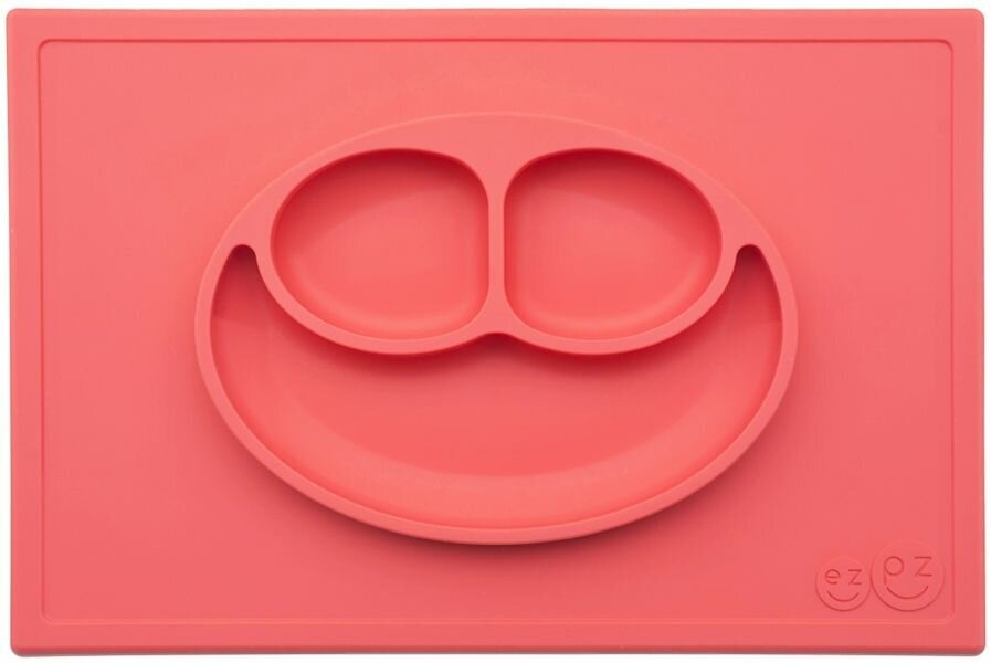 Тарелка Ezpz Happy Mat, цвет: розовый - фото №4