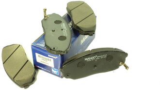 Дисковые тормозные колодки передние MANDO MPK20 для Kia Sorento (4 шт.)
