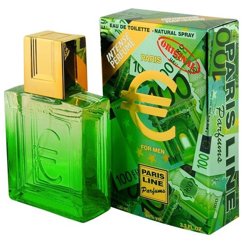 Paris Line Parfums туалетная вода Euro, 100 мл, 310 г аромат сменный esteban paris parfums scented bouquet cedre 250 мл