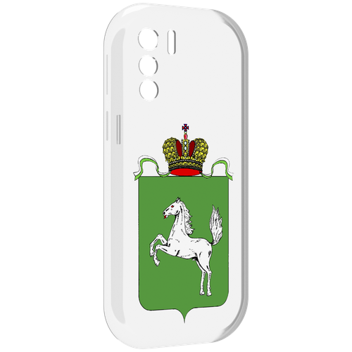 Чехол MyPads герб томская область для UleFone Note 13P задняя-панель-накладка-бампер