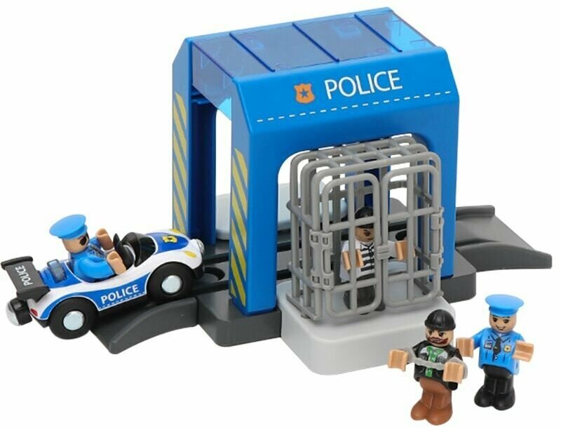 Полицейский участок с машинкой