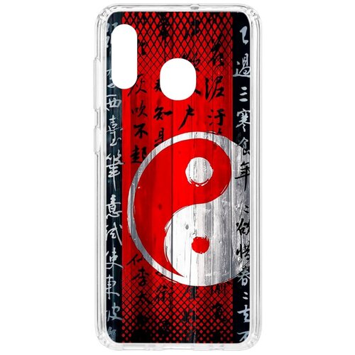 фото Чехол на samsung galaxy a20 2019 kruche print инь ян