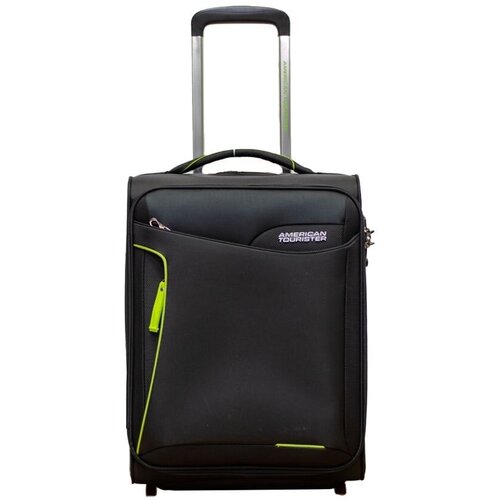 Чемодан American Tourister, 38 л, размер S, черный