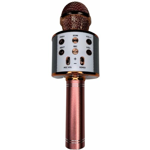Беспроводной караоке микрофон WS 858 Караоке колонка с микрофоном Микрофон блютуз bluetooth 63000₽