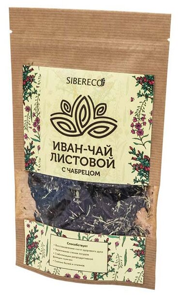 Иван-чай листовой с чабрецом Sibereco дойпак 30г