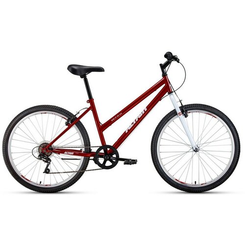 Велосипед ALTAIR MTB HT LOW 26 Рост 15 красныйбелый Сталь Hi-Ten 6ск Ободные V-типа 1 амм-р 16990₽