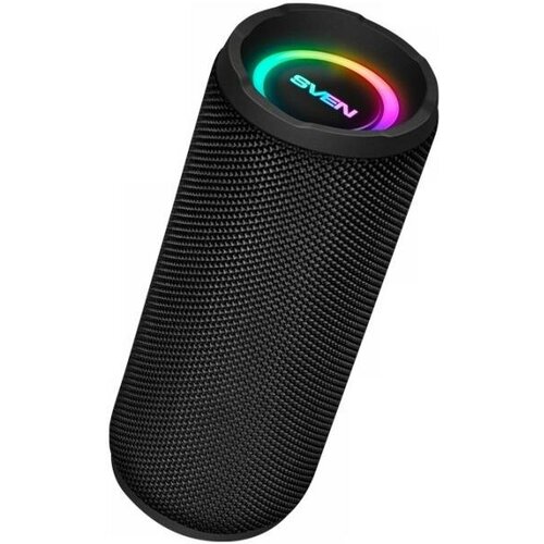 Мобильные колонки SVEN PS-160 20 чёрные 2x6W Waterproof IPx6 TWS Bluetooth FM USB microSD RGB подсветка 1200 мАч 239600₽