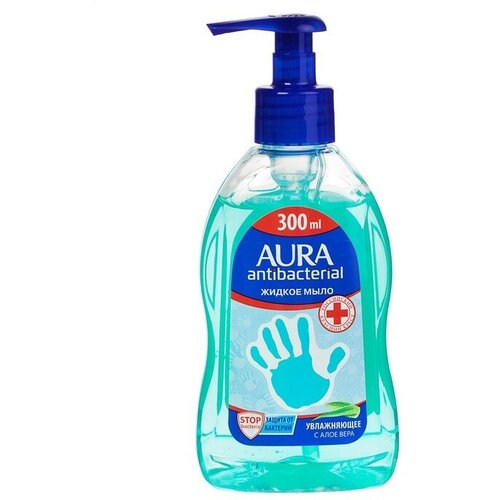 aura derma protect влажные салфетки для всей семьи с антибактериальным эффектом алоэ 15 штук набор из 10 упаковок Жидкое мыло AURA для всей семьи, с антибактериальным эффектом, с алоэ вера, 300 мл