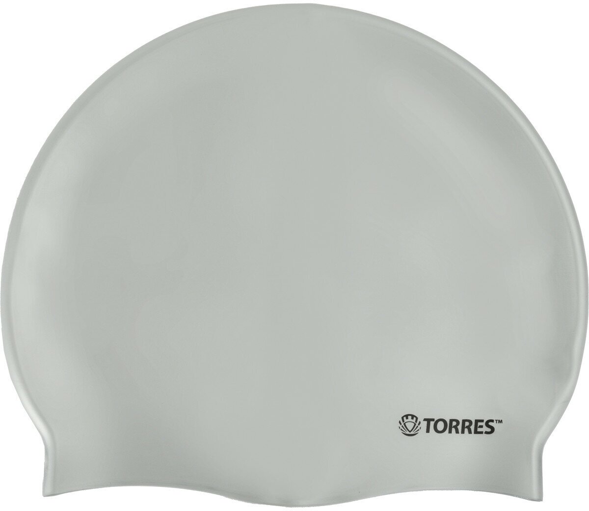Шапочка для плавания Torres No Wrinkle, Sw-12203sv, серебристый, силикон (senior)