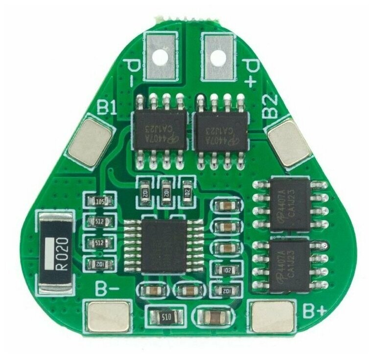 Плата Run Energy bms 3S 12V для Li-ion аккумулятора 18650