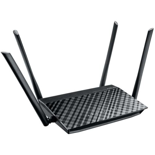 Wi-Fi роутер ASUS/двухдиапазонный беспроводной маршрутизатор/4 внешних антенн/чёрный
