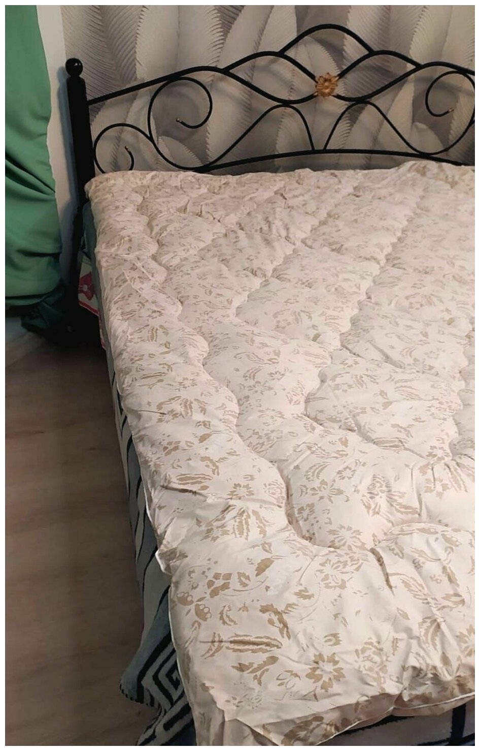 Одеяло Асика евро 200x220 см, зимнее с наполнителем льняное волокно - фотография № 5