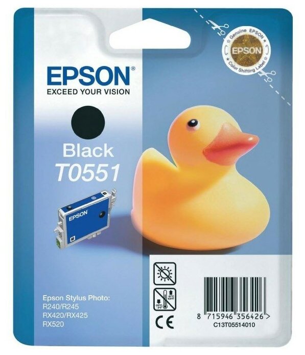 Картридж Epson C13T05514010, черный