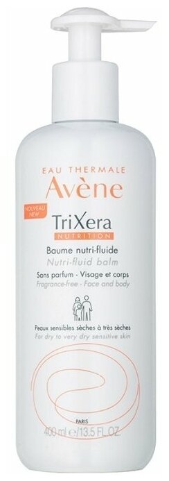 Бальзам Avene (Авен) TriXera Nutrition питательный легкий 400 мл Pierre Fabre Dermocosmetique - фото №1