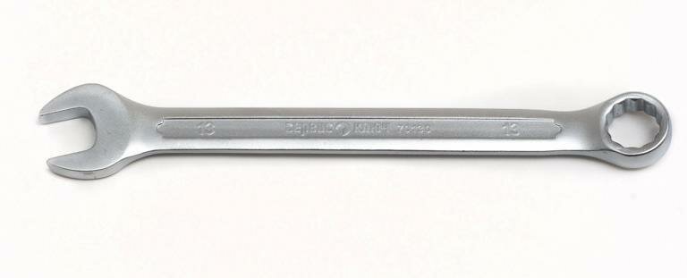 Ключ гаечный комбинированный 13х13 мм (холодный штамп) CR-V (СК) - фотография № 1