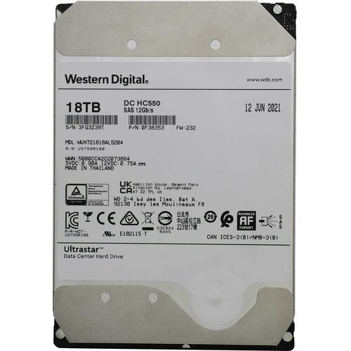 Жесткий диск Western Digital Original WUH721818AL5204 (0F38353)