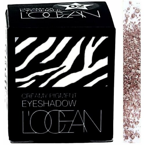 L’ocean Кремовые пигментные тени / Creamy Pigment Eye Shadow #05 Audery Gold, 1,8 г