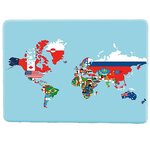 Накладка i-Blason Cover для MacBook Pro 15 2016 A1707 (Flag World Map) - изображение