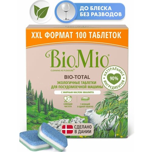 Таблетки для посудомоечной машины BioMio BIO-TOTAL Эвкалипт