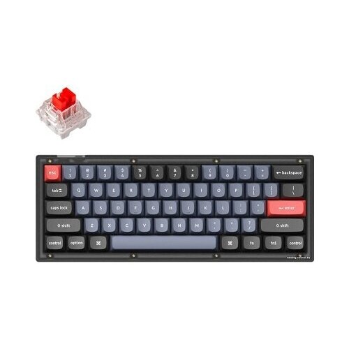 Клавиатура Keychron V4 RGB (V4-A1-RU) клавиатура keychron k3 pro wireless red switch rgb black