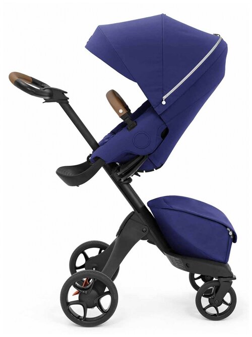 Прогулочная коляска Stokke Xplory X, royal blue, цвет шасси: черный