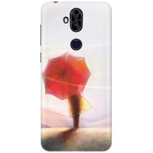фото Re:pa накладка transparent для asus zenfone 5q / 5 lite zc600kl с принтом "красный зонтик"