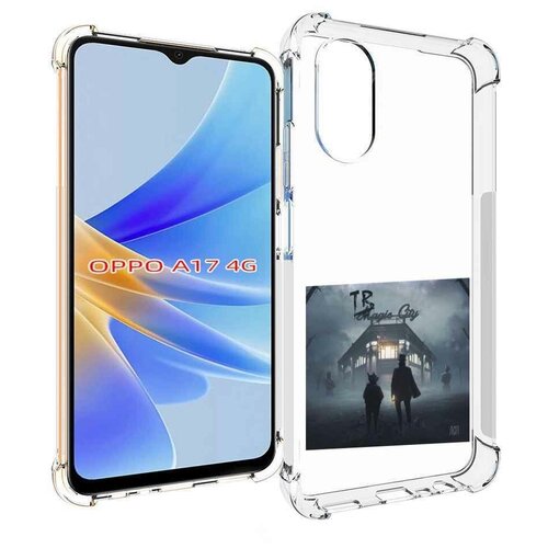 Чехол MyPads Tragic City ЛСП для OPPO A17 задняя-панель-накладка-бампер чехол mypads tragic city лсп для caterpillar s42 задняя панель накладка бампер