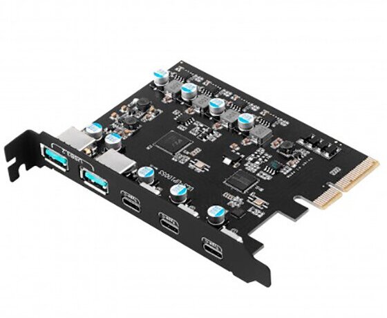 Контроллер KS-is 5 в 1 PCIe USB 3.2 Gen2 KS-799