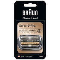 Сетка и режущий блок Braun 94M (Series 9 и 9 Pro), серебристый