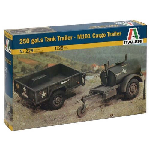 Модель для сборки Italeri Tank Trailer - M101 Cargo Trailer