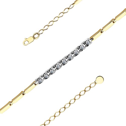 Браслет Master Brilliant, золото, 585 проба, бриллиант