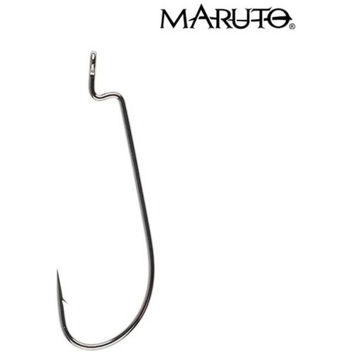 maruto крючок maruto серия spin pro 1957 размер 2 0 5шт Крючки офсетные Maruto, серия Spin Pro 1957, цвет BN, № 3/0, 5 шт.