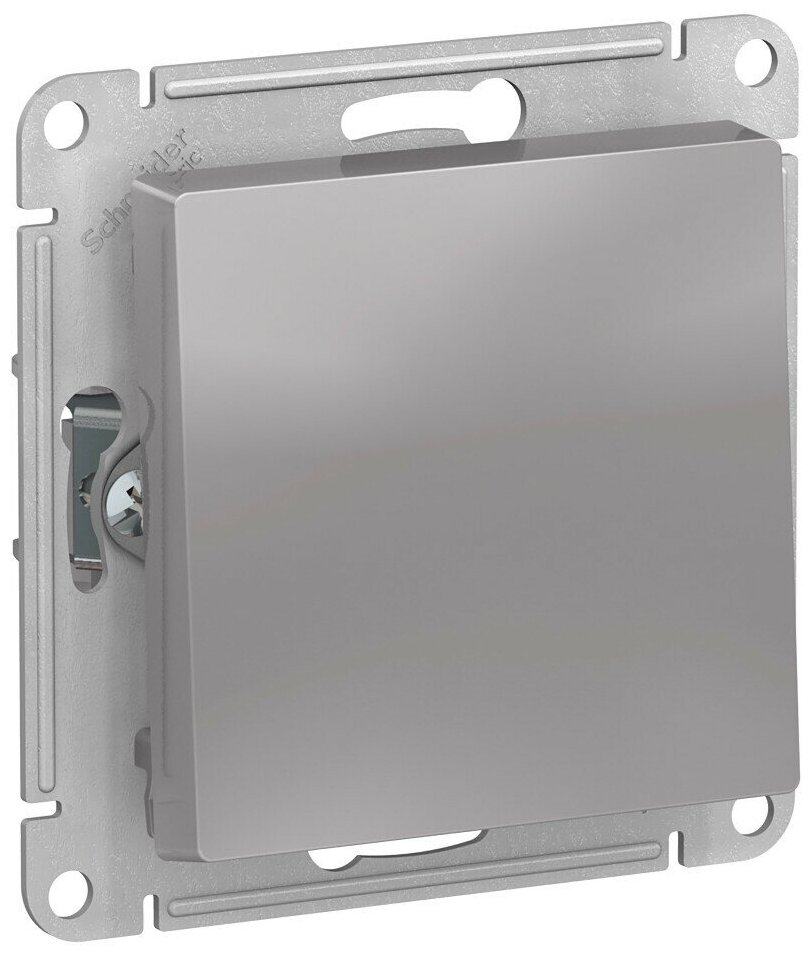 Переключатель перекрестный алюминий сх.7, 10АХ, механизм Schneider Electric AtlasDesign