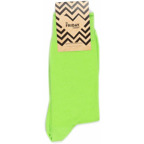 Носки St. Friday, размер 38-41, зеленый носки st friday размер 38 41 коричневый зеленый