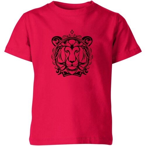 Футболка Us Basic, размер 14, розовый мужская футболка лев трафарет s красный