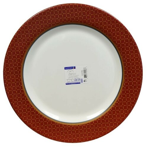 фото Тарелка обеденная luminarc alto rubis j3737 26 см стеклокерамика