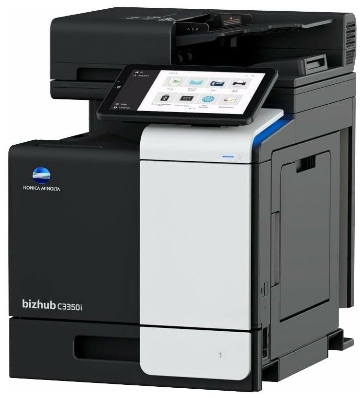 МФУ лазерное Konica Minolta bizhub C3350i, цветн., A4, черный/белый