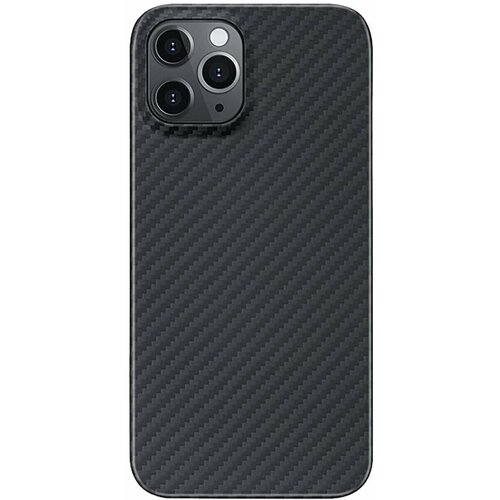 Кевларовый чехол с MagSafe DiXiS Carbon Case для Apple iPhone 13 Pro (B13PRO-CMMB) матовый чёрный
