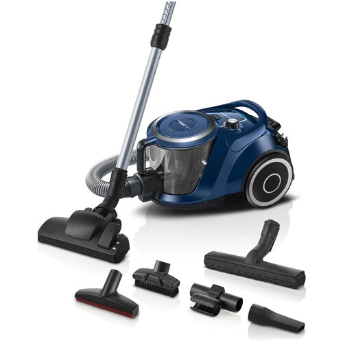 Напольный пылесос BOSCH BGC41X36 серия 6 600 Вт синий 700 Вт без мешков очень тихий 69 дБ длинный кабель 1990000₽