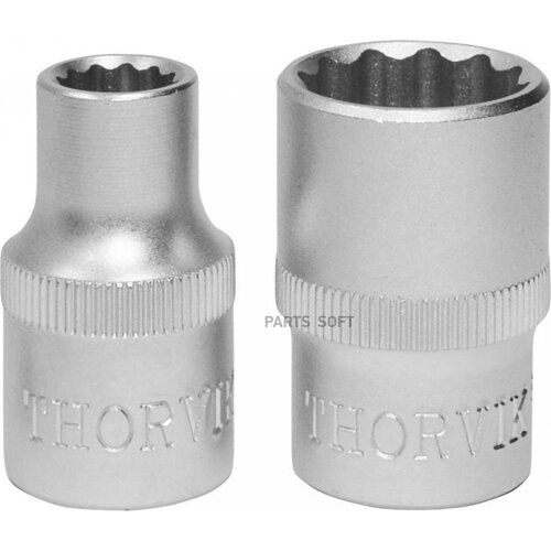 THORVIK FS21212 Головка торцевая 12-гранная 1/2DR, 12 мм головка торцевая h21216 12 гранная 16 мм 1 2 dr