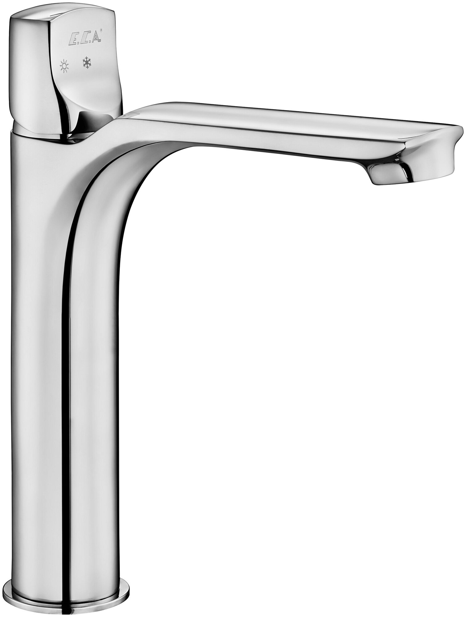 Смеситель для раковины средней высоты E.C.A Myra 102108983HEX
