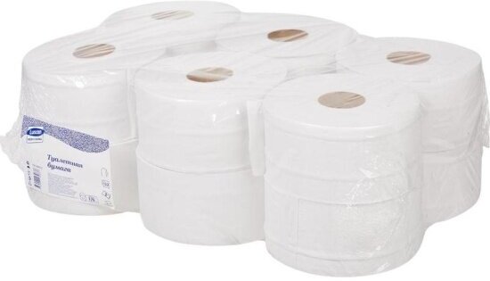 Туалетная бумага для диспенсера Luscan Professional 2-слойная 12 рулонов по 170 метров (арт.368529)