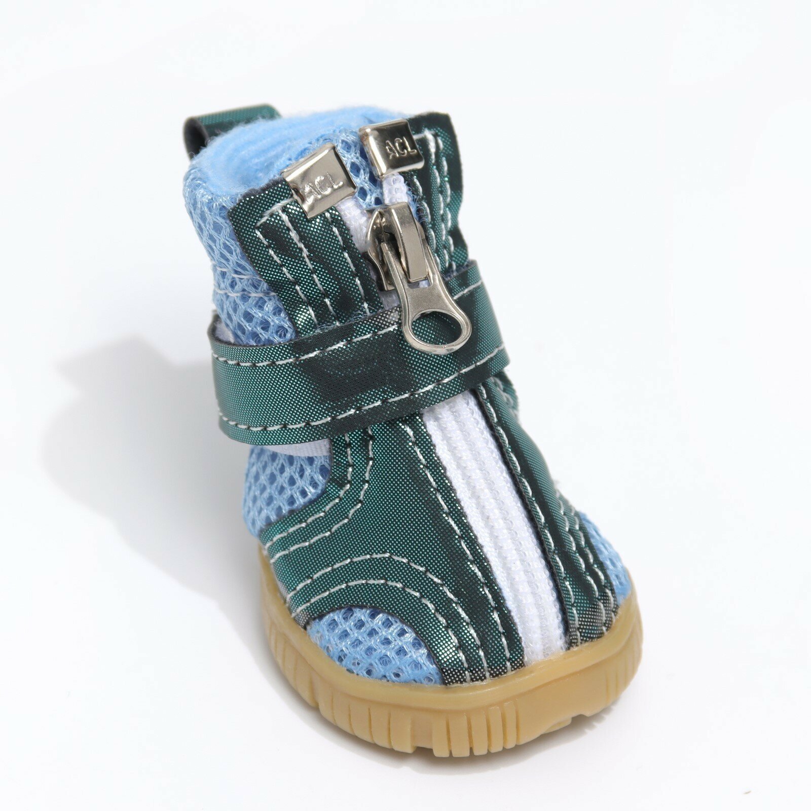 Ботинки "Мото", набор 4 шт, 4 размер (5,3 х 4 см), синие - фотография № 4