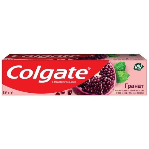 Colgate Зубная паста Гранат, укрепляющая, с мятно-гранатовым вкусом, 100 мл, 9шт