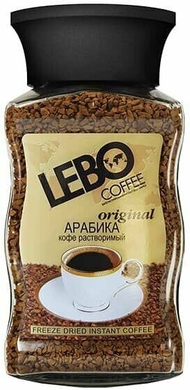 Lebo Кофе растворимый Ориджинал, 100г, 2 штуки - фотография № 2